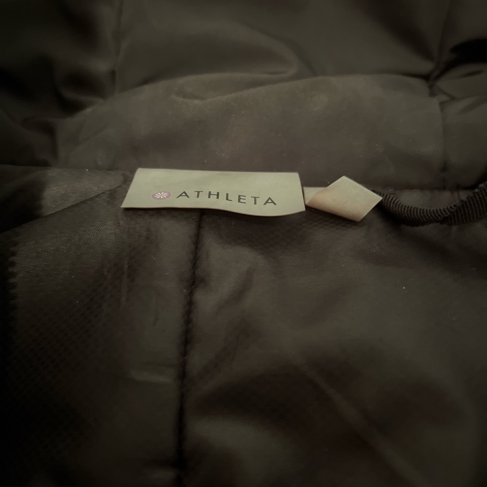 Black Athleta Rain Coat